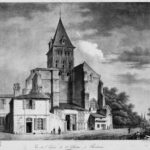 Saint-Seurin church bordeaux vintage