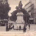 place tourny bordeaux statue vintage