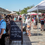 chartrons sunday market bordeaux walkway